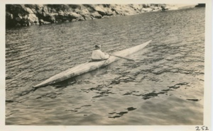 Image: Kayak, Eskimo [Inuk] in kayak